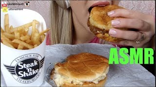 ASMR Steak N Shake Whispering  Eating Show  EatWithJas91 [upl. by Bar]