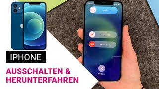 iPhone ausschalten und herunterfahren 2021 [upl. by Novaelc112]