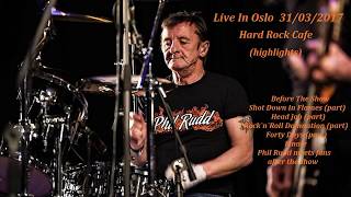 ACDCs Phil Rudd  Live In Oslo highlights [upl. by Gnuhc]