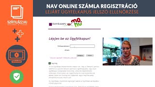 Lejárt ügyfélkapus jelszó ellenőrzése módosítása  NAV Online Számla és Számlázzhu összekötése [upl. by Garmaise249]