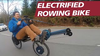 Electrification of TYHY 209 rowingbike [upl. by Yul]