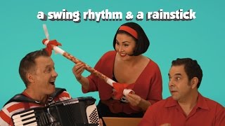 A Swing Rhythm amp A Rainstick  Kids music  Mini Episode  LahLah [upl. by Assilak664]