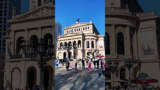 Alte Oper Frankfurt 🎶🎭🇩🇪theater opera reels germany frankfurt [upl. by Lig]