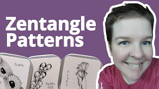 9 Easy Zentangle Patterns for Beginners  Organic amp Botanical [upl. by Zandt]