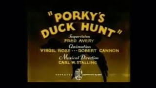 Looney Tunes 1937 “Porky’s Duck Hunt” P1  Warner Bros Pictures [upl. by Relda]