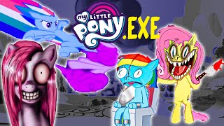 SCARY MY LITTLE PONYEXE HORROR GAMES amp VIDEOS COMPILATION  SHEDMOV APPLEMOV SMILE [upl. by Prochora389]