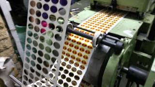 Roll Sticker Printing Machine [upl. by Goddart]