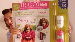 APRENDE A TEJER CON TRICOT FÁCIL paso a paso I Cucaditas de saluta [upl. by Retrak]