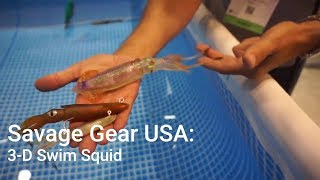 Savage Gear 3D Swim Squid at ICAST 2018 [upl. by Sudnor437]