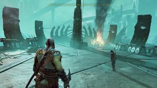 God of War 4 Walkthrough MISSION 12 Escape From Helheim Part 2 [upl. by Ennayk856]