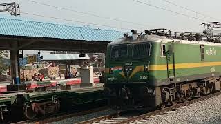 Goods train in New 3Line opret Loc DATIA [upl. by Suraved]