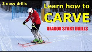 Learn how to CARVE  3 EASY DRILLS [upl. by Ardnek]