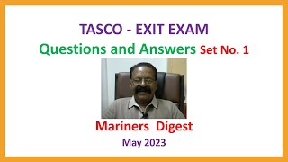 TASCO  EXIT EXAM  Questions and Answers Set No 1 [upl. by Nollat]