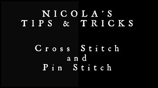 Nicolas Tips  Cross Stitch and Pin Stitch Flosstube NT01 [upl. by Droffilc102]