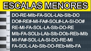 Método para Sacar Todas las ESCALAS MENORES Naturales Armónicas y Melódicas Teoría Musical [upl. by Feola168]