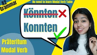 Modalverben Im Präteritum German A2 Modal Verb In Past Tense germangrammar germaninhindi [upl. by Andreana]