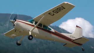 Cessna 185 Skywagon Takeoff [upl. by Gonzales]