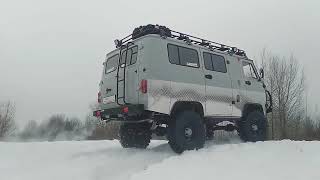 UAZ Bukhanka Extreme OffRoad [upl. by Xuagram]