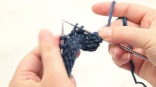 How to SlipSlipKnit ssk [upl. by Enyledam]