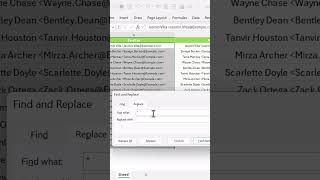 Excel Trick You Didnt Know Replace with Wildcard exceltips exceltricks exceltipsandtricks [upl. by Ahsiruam]