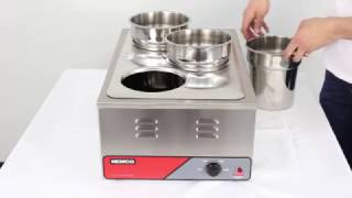 A Closer Look Nemco 6055A Countertop Food Warmer [upl. by Refinnaej]