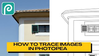 How to TRACE IMAGES in PHOTOPEA [upl. by Ynnavoj]