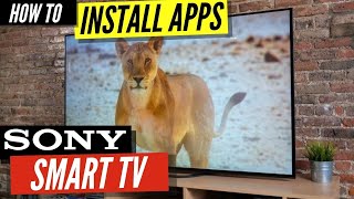 How to Install Apps on a Sony Smart TV [upl. by Ilanos]