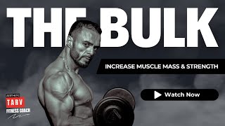 🔴 Ultimate Bulking Gain Muscle Mass and Strength Fast  Promolecules The Bulk  Aesthetic Tarv [upl. by Arriec288]