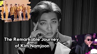 RM From Rapper to Leader  The Remarkable Journey of Kim Namjoon rm bts namjoon [upl. by Lledniw]