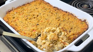 Black Folks Sweet Cornbread Recipe [upl. by Eirojam]