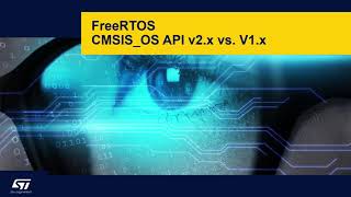 FreeRTOS on STM32 v2  04c CMSISOS v2 vs CMSISOS v1 API [upl. by Sowell]