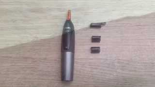 Review of Philips NT316010 Nose Hair Ear Hair and Eyebrow Trimmer Series 3000 [upl. by Caputto]