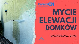 Profesjonalne Mycie Elewacji Domków Jednorodzinnych w Warszawie  PerfectON [upl. by Stanly]