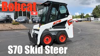 Bobcat® S70 Skid Steer WalkAround  Peak Machinery [upl. by Mode]