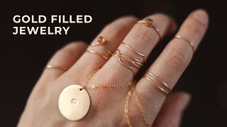 Make GOLD FILLED jewelry  no solder easy Gold fill tutorial [upl. by Adnoral513]