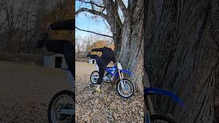 Yamaha yz250 presedential cold start who did it better yamaha funny election [upl. by Oinotnas47]