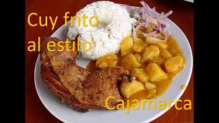 Cuy frito  Cajamarca [upl. by Sioled]