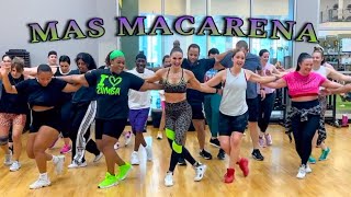 MAS MACARENA Gente De Zonaamp Los Del Rio  Choreo Zumba Suzy Zumba Fitness macarena zumba dance [upl. by Acissej]