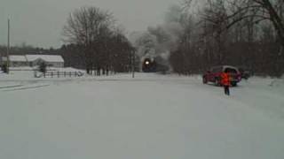 1225 Steam Locomotive Owosso MI [upl. by Adnil835]