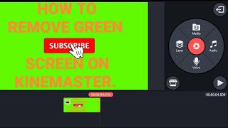 HOW TO REMOVE GREEN SCREEN ON KINEMASTER  EASY TUTORIAL [upl. by Nhguahs313]