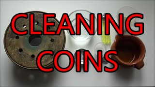 How I Clean Silver Billon and Copper Coins [upl. by Draner]