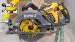 DeWalt 60V Max Blade Left Circular Saw DCS577X1 [upl. by Petie]