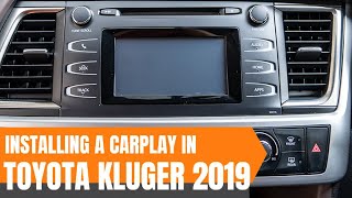 Toyota Kluger 2014 Android Auto Apple Carplay Head Unit Removal Install 2 Mins Tutorial [upl. by Eimma]