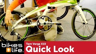 Tern Verge X10 Folding Bike Video Review [upl. by Nosittam]