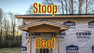 How to build a small porchstoop roof [upl. by Westmoreland]