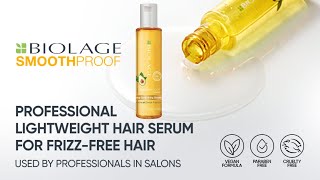 Biolage Smoothproof 6in1 Professional Hair Serum for Frizzy Hair  Review [upl. by Theresa]