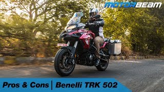 Benelli TRK 502  Pros amp Cons  MotorBeam [upl. by Elsbeth]