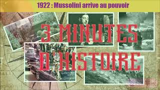 larrivée au pouvoir de Mussolini [upl. by Gilman]