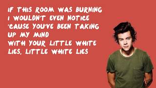 Little White Lies  One Direction Lyrics [upl. by Jojo]