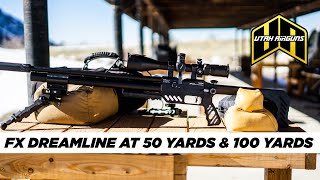 FX Dreamline at 50 amp 100 Yards  Utah Airguns [upl. by Notpmah525]